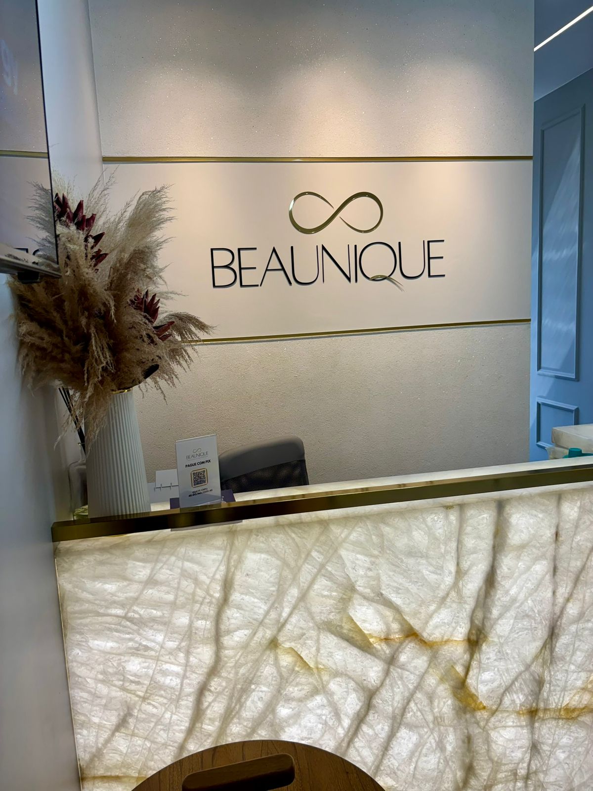 Recepção da Clínica Beaunique